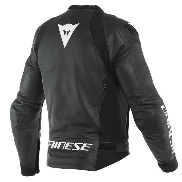 Dainese Sport Pro Perforated Leather Jacket - Black / White