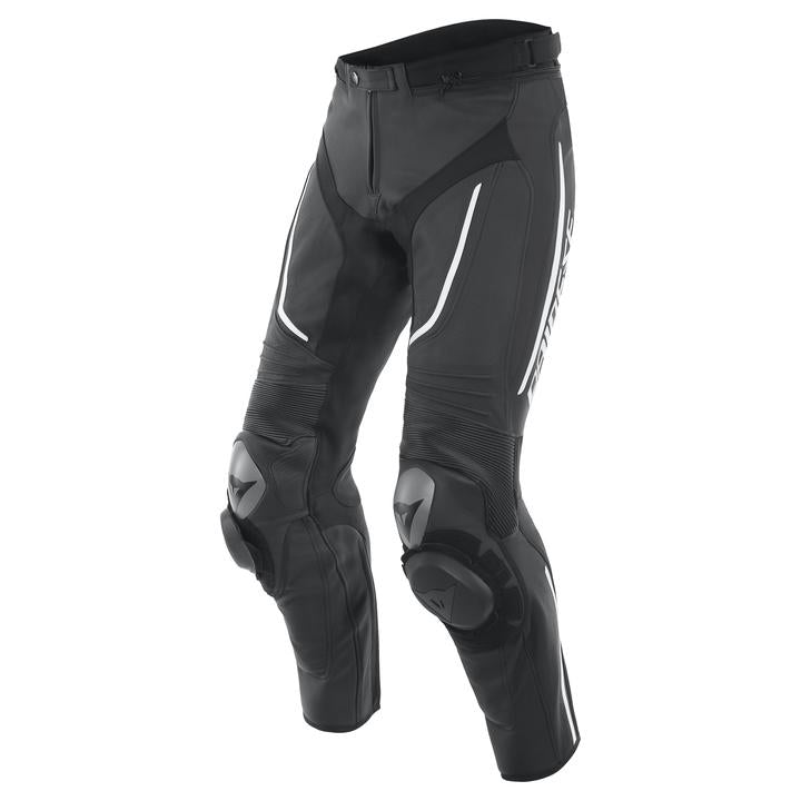 Dainese Delta 3 Perforated Leather Pants - Black / White