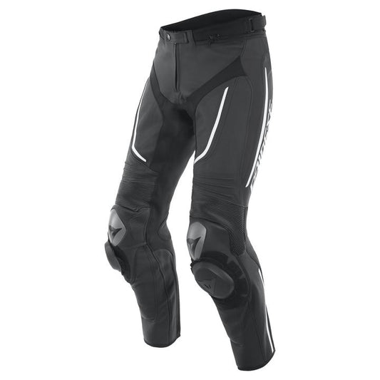 Dainese Delta 3 Perforated Leather Pants - Black / White