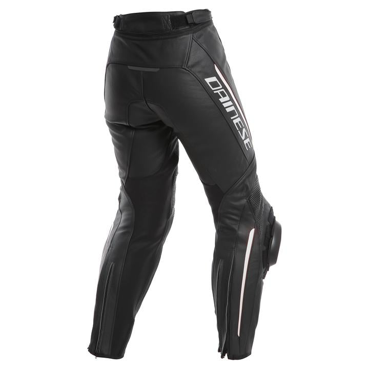 Dainese Delta 3 Women's Leather Pants - Black / White