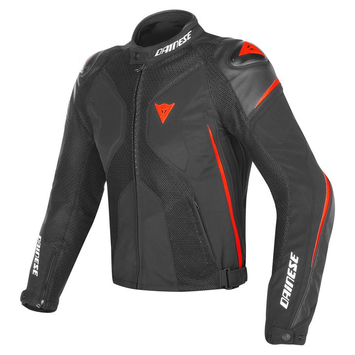 Dainese Super Rider D-Dry Jacket - Black / Red