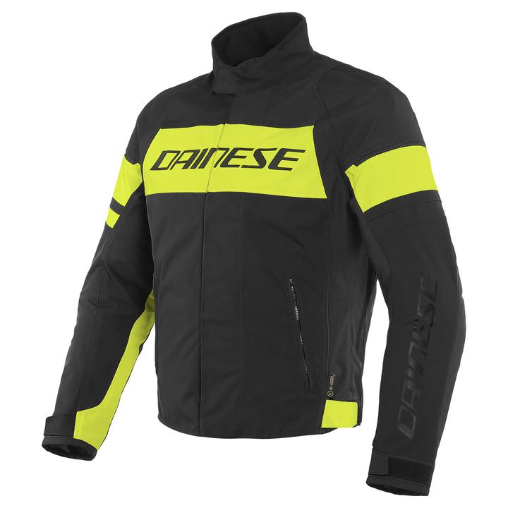 Dainese Saetta D-Dry Jacket - Black / Yellow