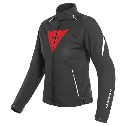 Dainese Laguna Seca 3 Women's D-Dry Jacket - Black Red White