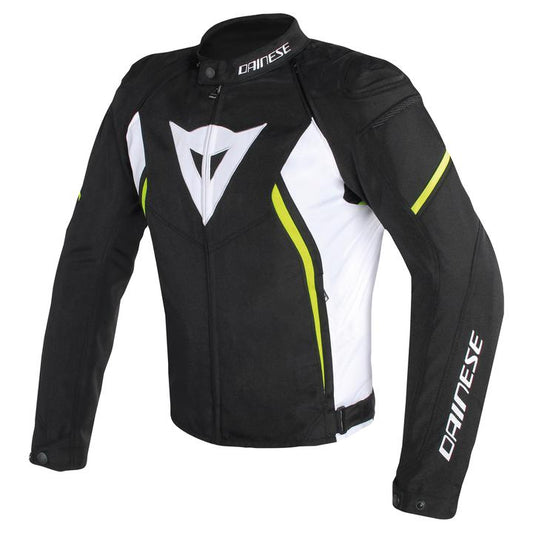 Dainese Avro D2 Textile Jacket - Black / White / Yellow