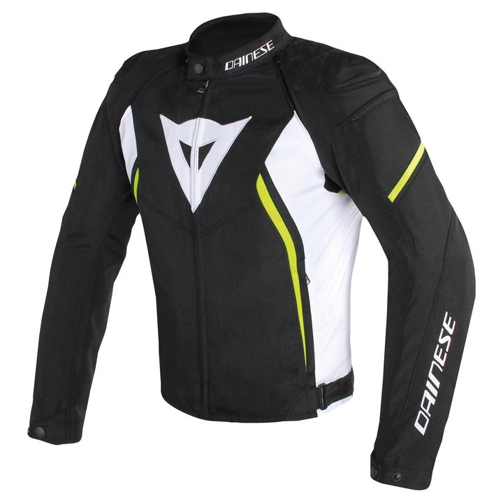 Dainese Avro D2 Textile Jacket - Black / White / Yellow