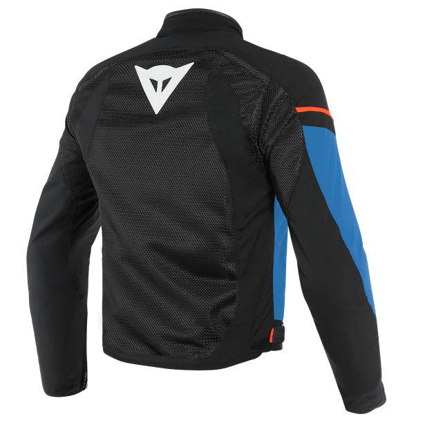 Dainese Air Frame D1 Textile Jacket - Black Light Blue Fluro Red