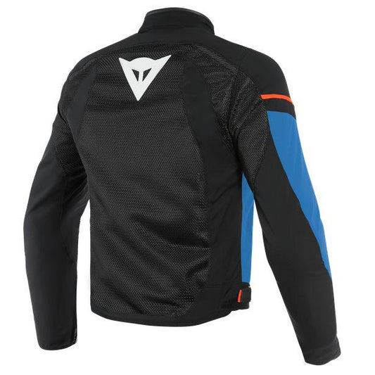 Dainese Air Frame D1 Textile Jacket - Black Light Blue Fluro Red