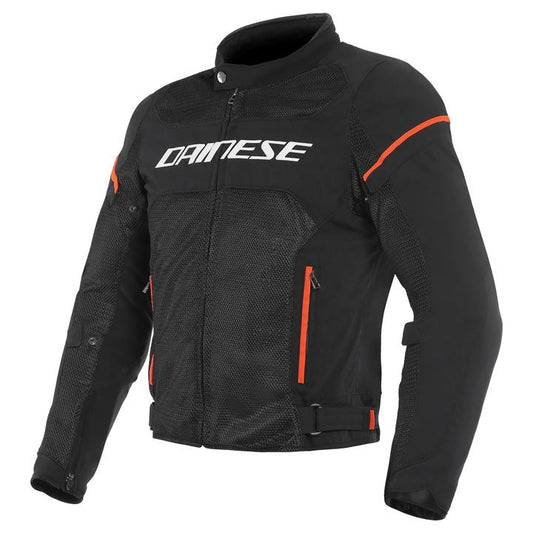 Dainese Air Frame D1 Textile Jacket - Black / White Fluro Red