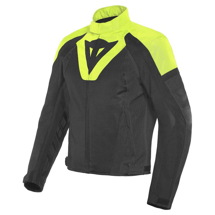 Dainese Levante Air Textile Jacket - Black Fluro Yellow
