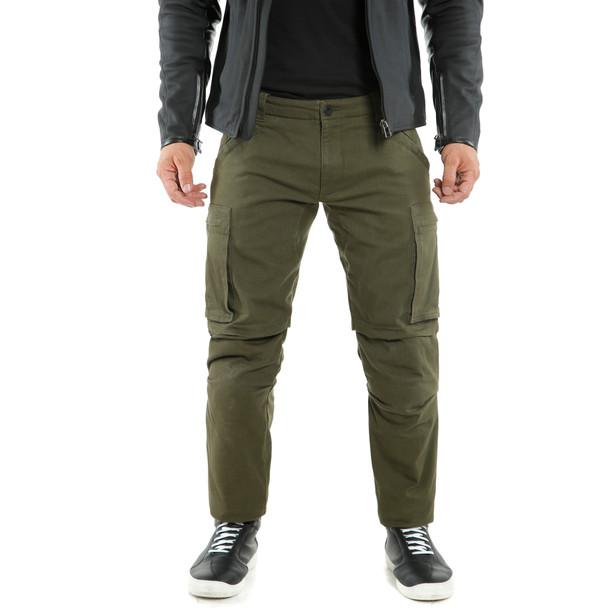 Dainese Combat Aramid Armoured Textile Pants - Olive