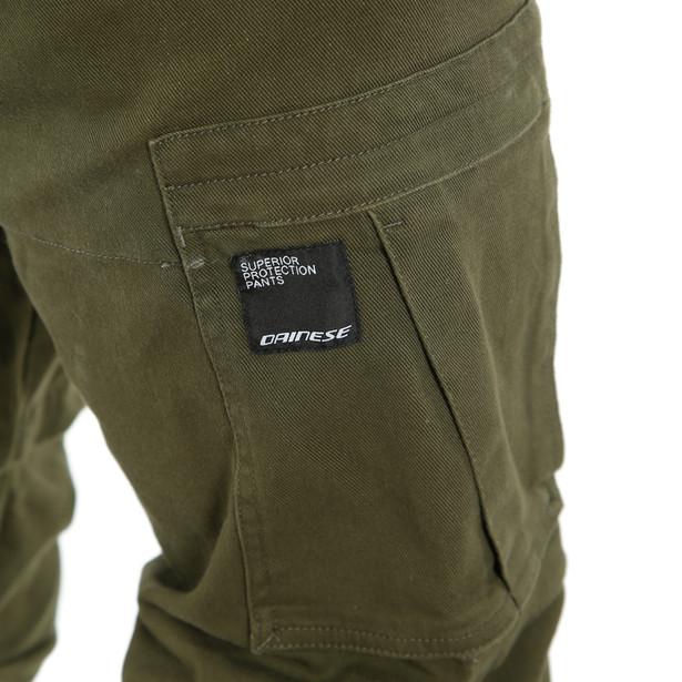 Dainese Combat Aramid Armoured Textile Pants - Olive