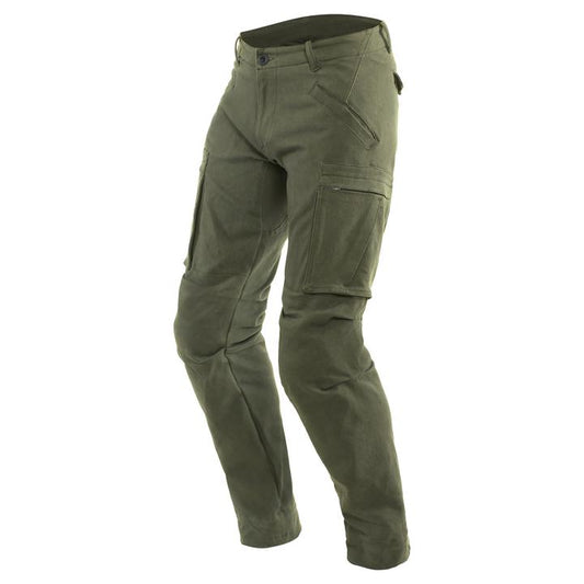 Dainese Combat Aramid Armoured Textile Pants - Olive