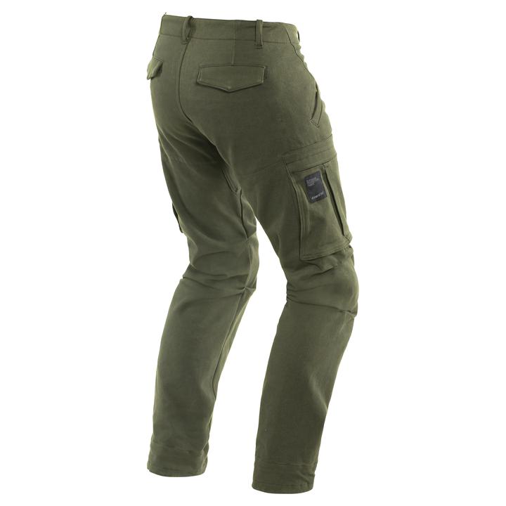 Dainese Combat Aramid Armoured Textile Pants - Olive