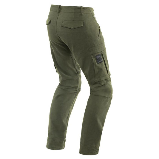 Dainese Combat Aramid Armoured Textile Pants - Olive