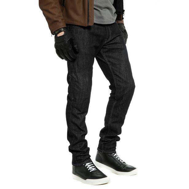 Dainese Denim Slim Textile Pants - Black