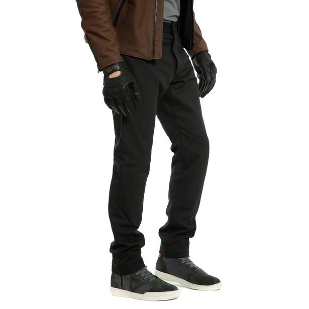 Dainese Casual Aramid Armoured Slim Textile Pants - Black