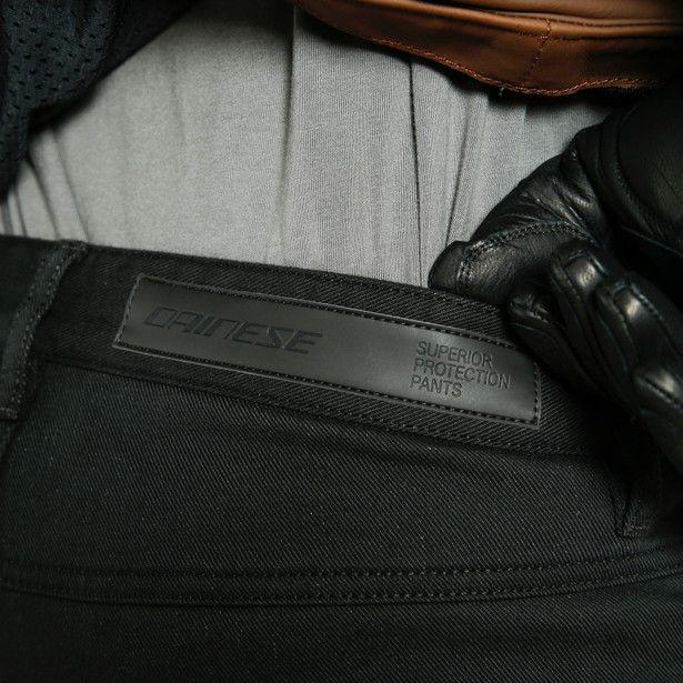 Dainese Casual Aramid Armoured Slim Textile Pants - Black
