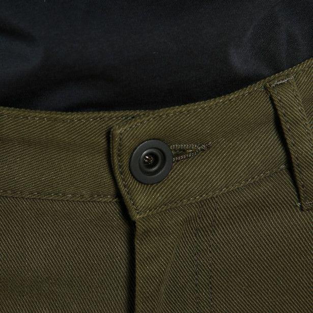 Dainese Casual Aramid Armoured Regular Women's Textile Pants - Olive Green
