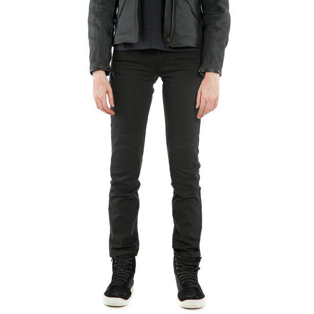 Dainese Casual Aramid Armoured Slim Women's Textile Pants - Black