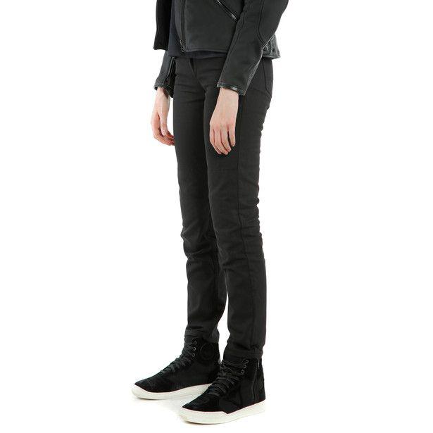 Dainese Casual Aramid Armoured Slim Women's Textile Pants - Black