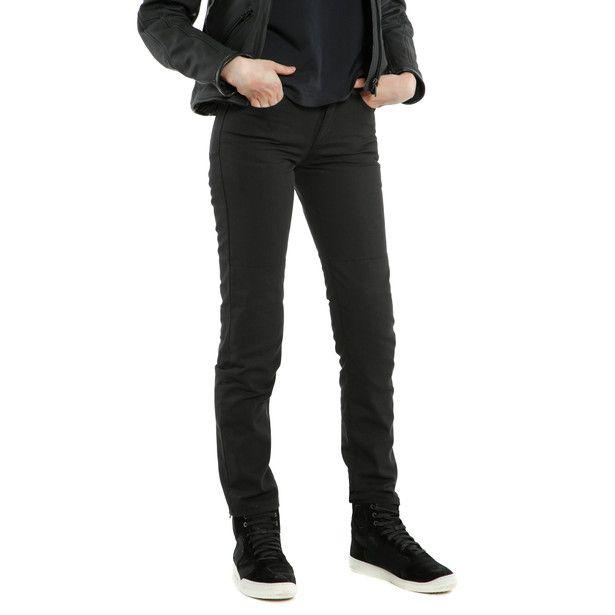 Dainese Casual Aramid Armoured Slim Women's Textile Pants - Black