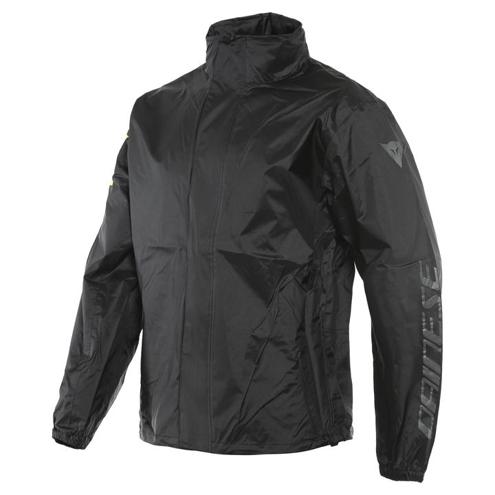 Dainese VR46 Rain Jacket - Black Fluro Yellow