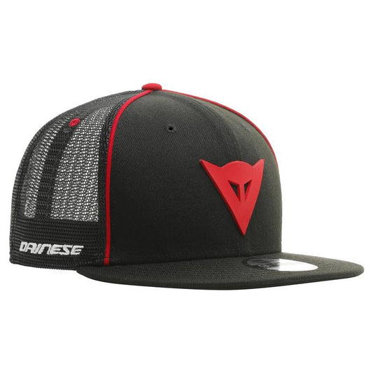 Dainese 9Fifty Trucker Snapback Cap - Black / Red