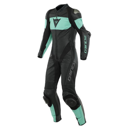 Dainese Imatra Women's 1-Piece Perforated Suit - Aqua / Black