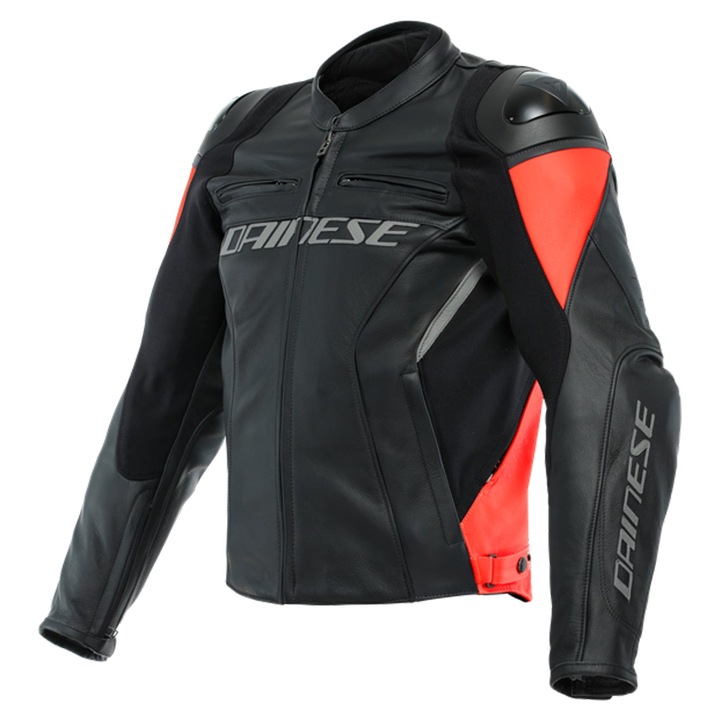 Dainese Racing 4 Leather Jacket - Black / Red
