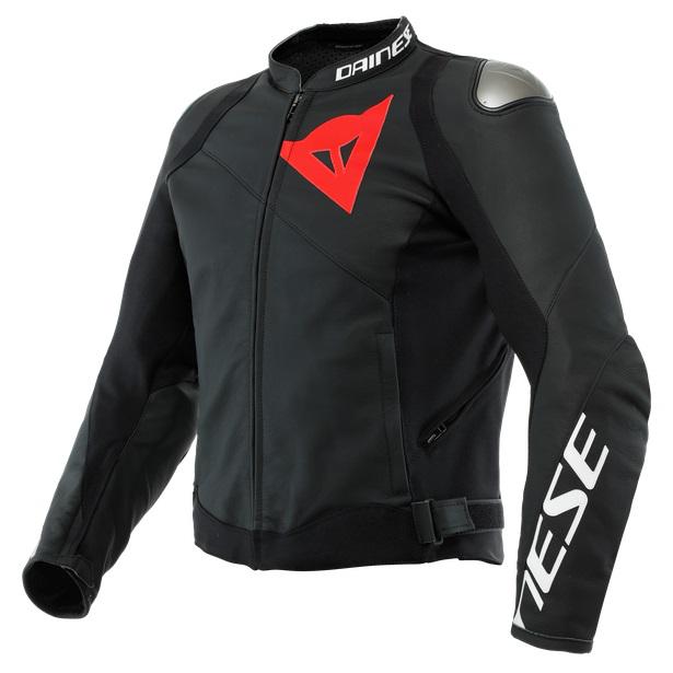 Dainese Sportiva Perforated Leather Jacket - Black