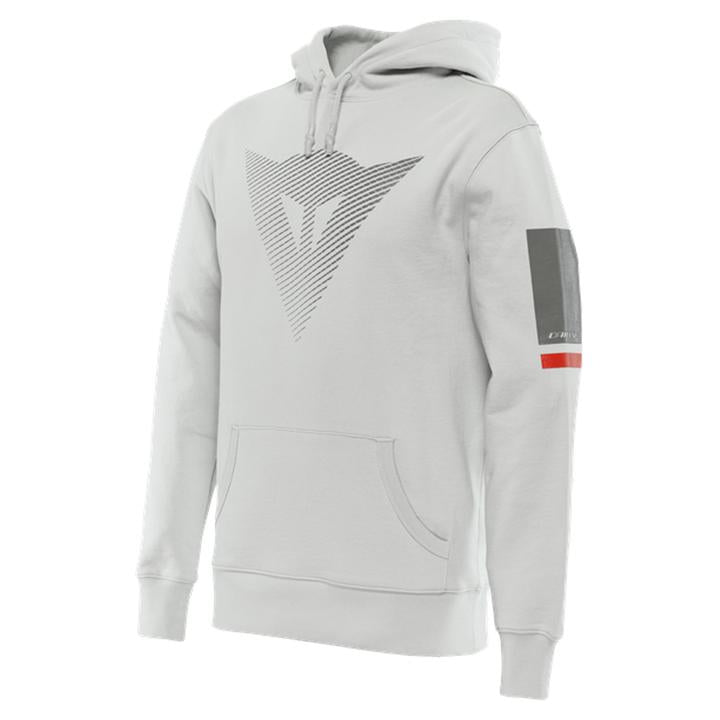 Dainese Fade Hoodie - Grey / Red