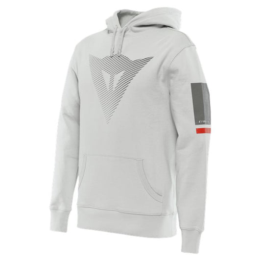 Dainese Fade Hoodie - Grey / Red