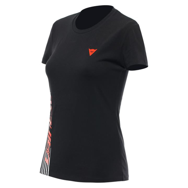 Dainese Logo Women's Tee - Black / Red