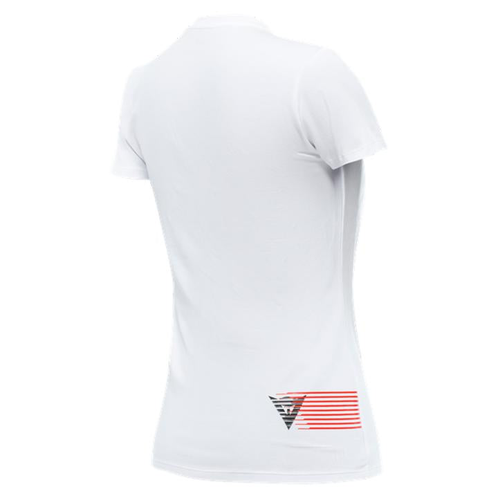 Dainese Logo Women's Tee - White / Black