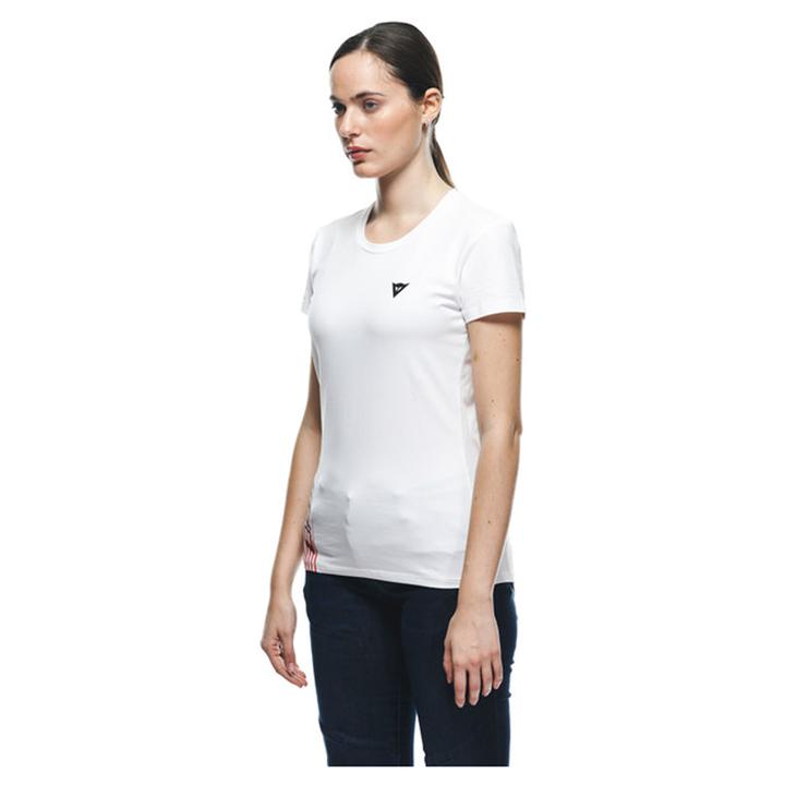 Dainese Logo Women's Tee - White / Black