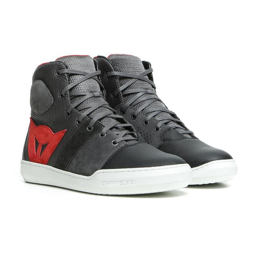 Dainese York Air Shoes - Black / Red