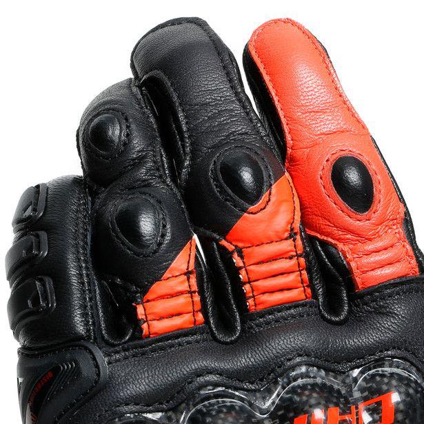 Dainese Druid 3 Gloves - Black Fluro Red