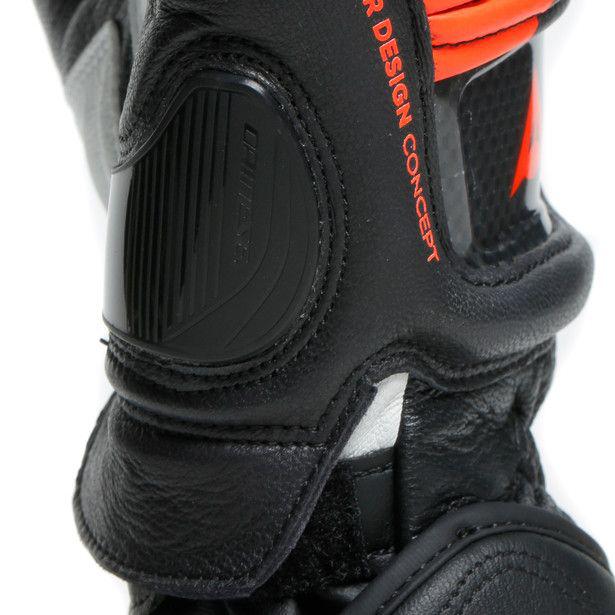 Dainese Druid 3 Gloves - Black Fluro Red