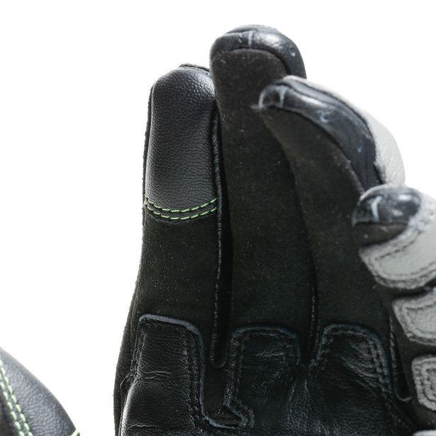 Dainese Carbon 3 Short Gloves - Black / Charcoal / Yellow