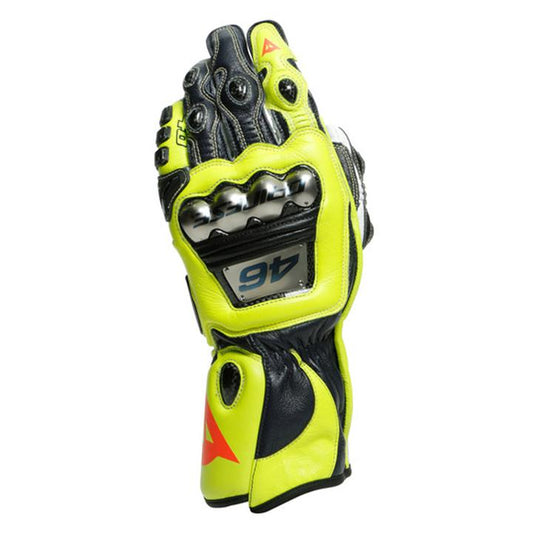 Dainese Full Metal 6 Vr46 Gloves - Fluro Yellow