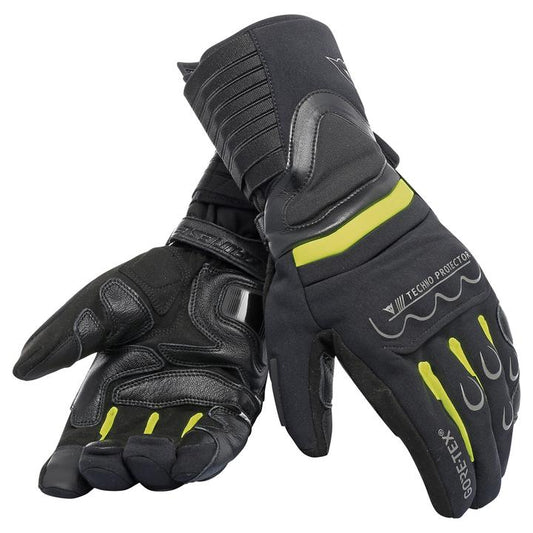 Dainese Scout 2 Unisex Gore-Tex Gloves - Black Fluro Yellow