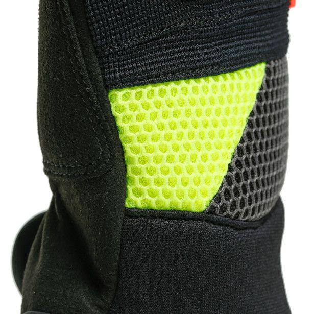 Dainese VR46 Curb Short Gloves - Black / Yellow