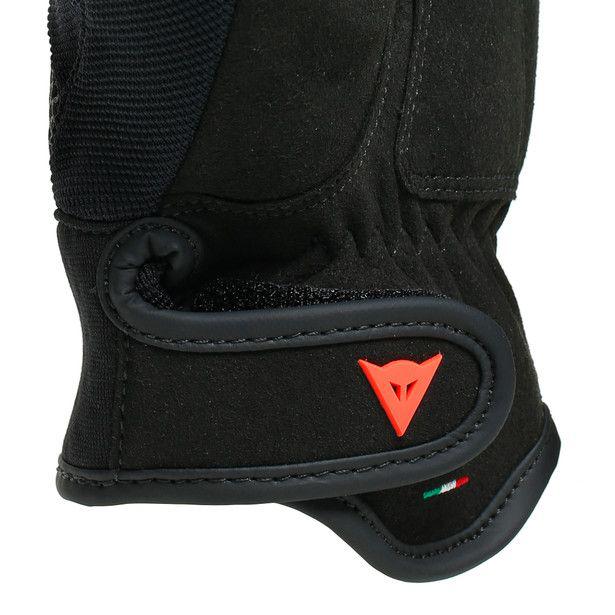 Dainese VR46 Curb Short Gloves - Black / Yellow