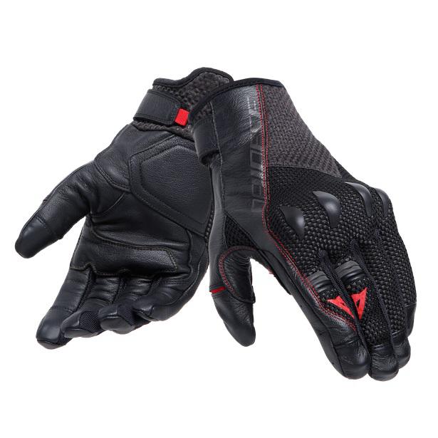 Dainese Karakum Ergo-Tek Gloves - Black / Red