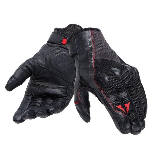 Dainese Karakum Ergo-Tek Gloves - Black / Red