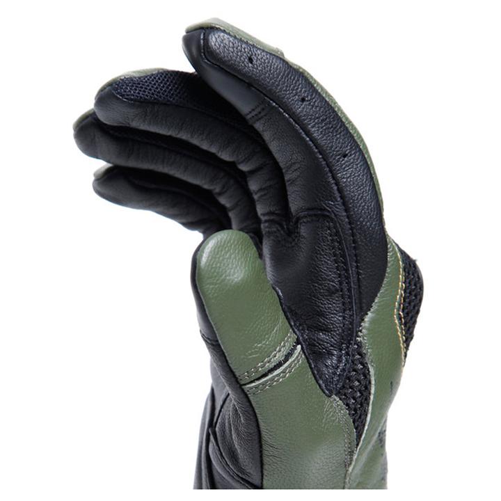 Dainese Karakum Ergo-Tek Gloves - Black / Green