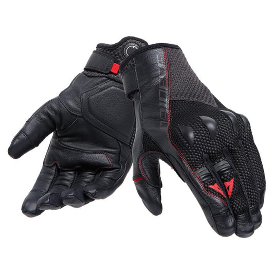 Dainese Karakum Ergo-Tek Magic Connection Gloves - Black / Red