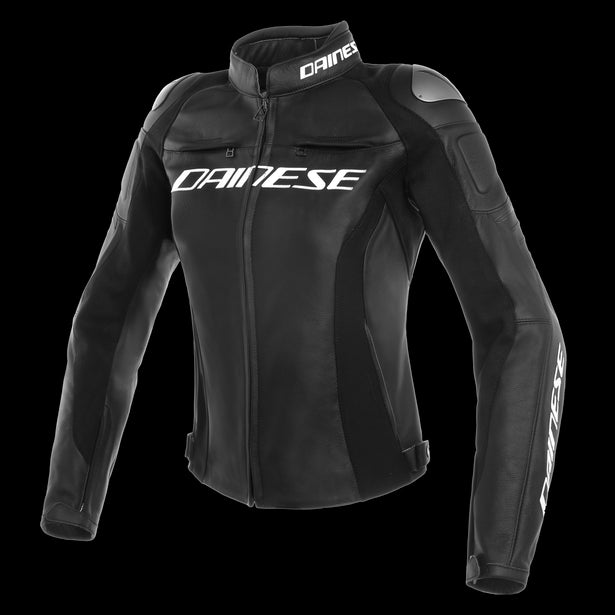 Dainese Racing 3 Women's Leather Jacket - Black