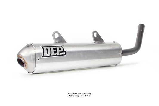 DEP Pipes 2 Stroke Enduro Silencer - Silver