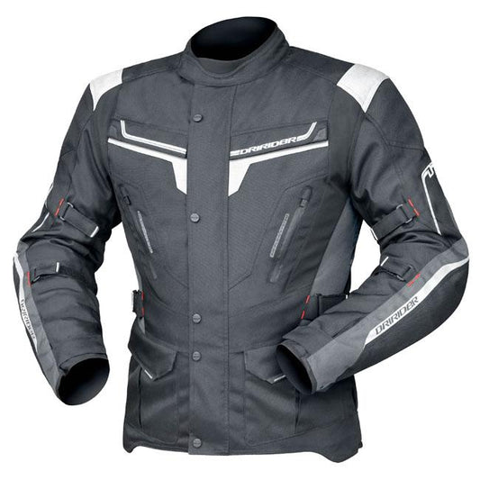 Dririder Apex 5 Men's Jacket - Black, White / Grey